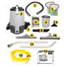 ProTeam, ProVac FS 6 with Restaurant Tool Kit, 14", Backpack Vacuum