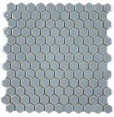 Hexes And O’S Sky 1″ Hexagon Mosaic Gloss Hexes And O’S Sky 1″ Hexagon Mosaic Gloss