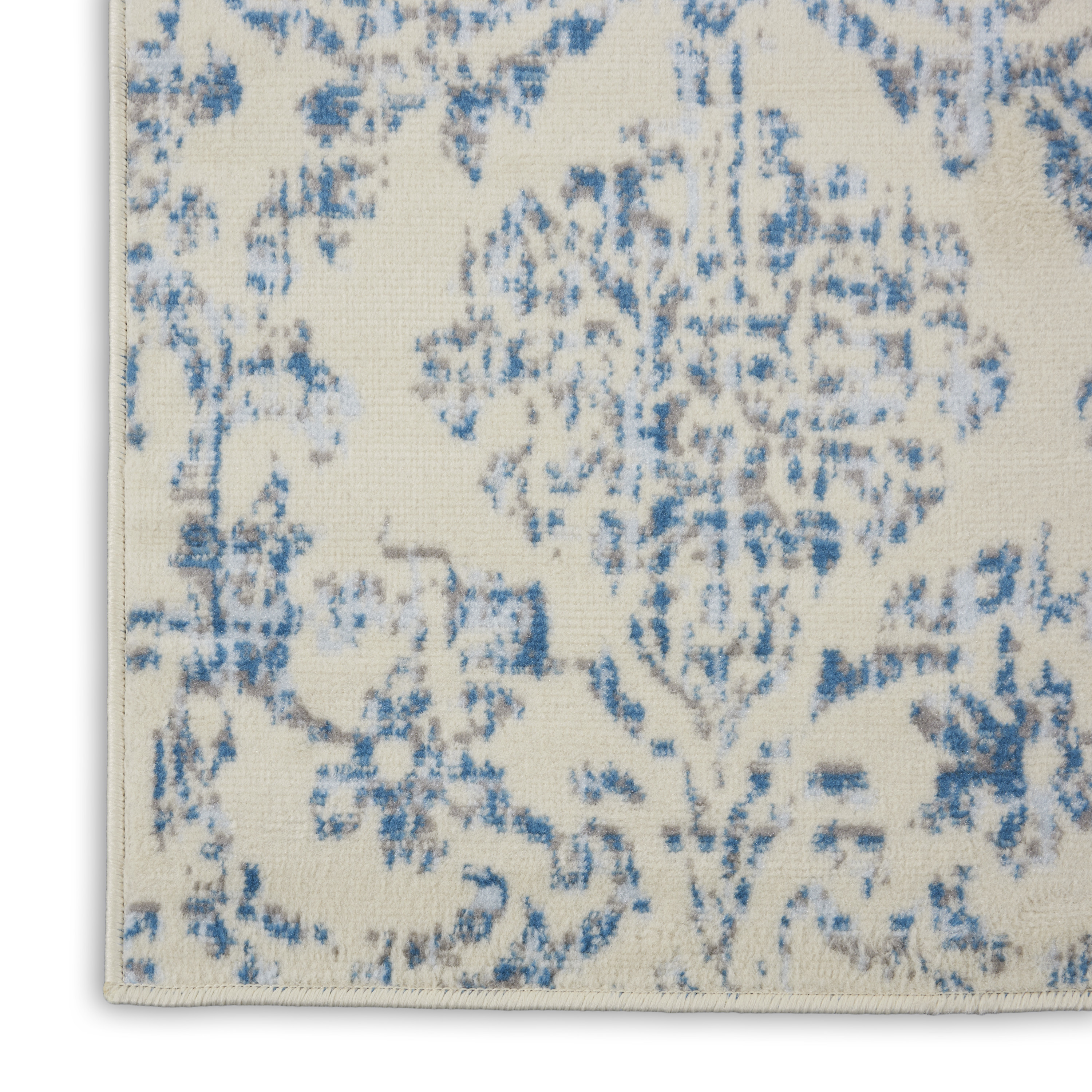 Nourison Jubilant 3' x 5' Ivory Blue Vintage Indoor Rug