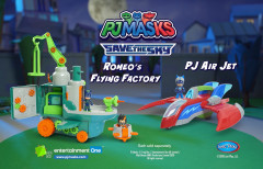 PJ Masks Romeo's Flying Factory Playset with Lights, Sounds, and Secret Compartment,  Kids Toys for Ages 3 Up, Gifts and Presents - image 2 of 7