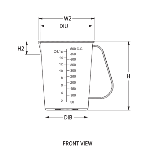Engineering front view