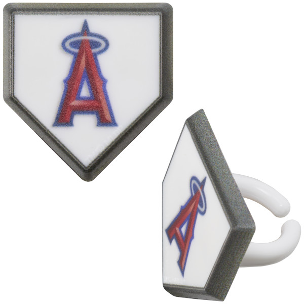 MLB® Home Plate Team Logo Cupcake Rings