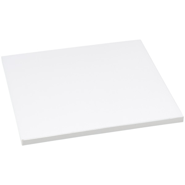 12" Square White Foil Cake Board