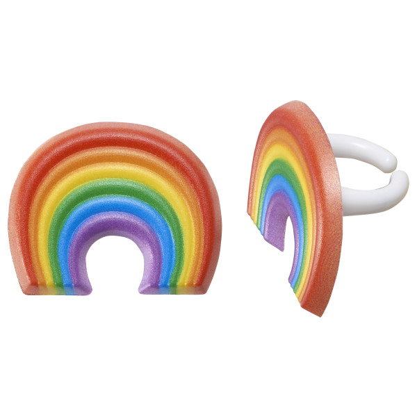 Traditional Rainbow Cupcake Rings