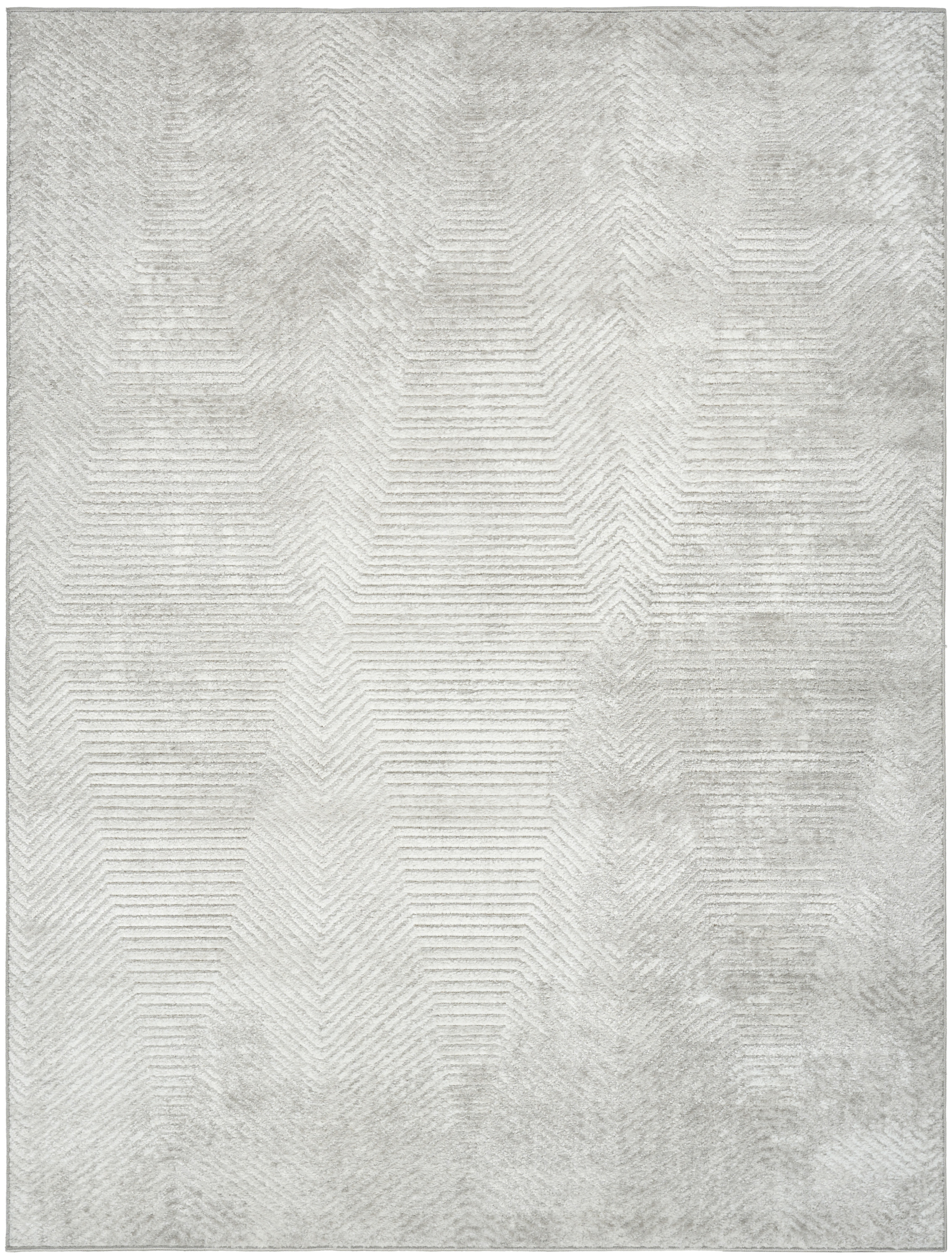 Nourison Dekor 4' x 6' Grey Vintage Indoor Rug
