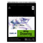 Canson Artist Series Drawing Pad Bright White Top Wire Binding 24 Sheet 11x14  inch 1 Count