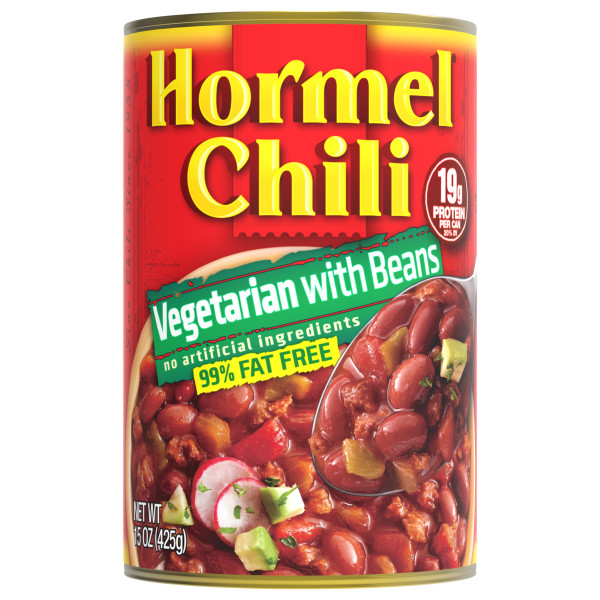 HORMEL(r) Chili W/Beans, 12/15 OZ . C1N1 - Front No Plunge In Package (Hi Res)