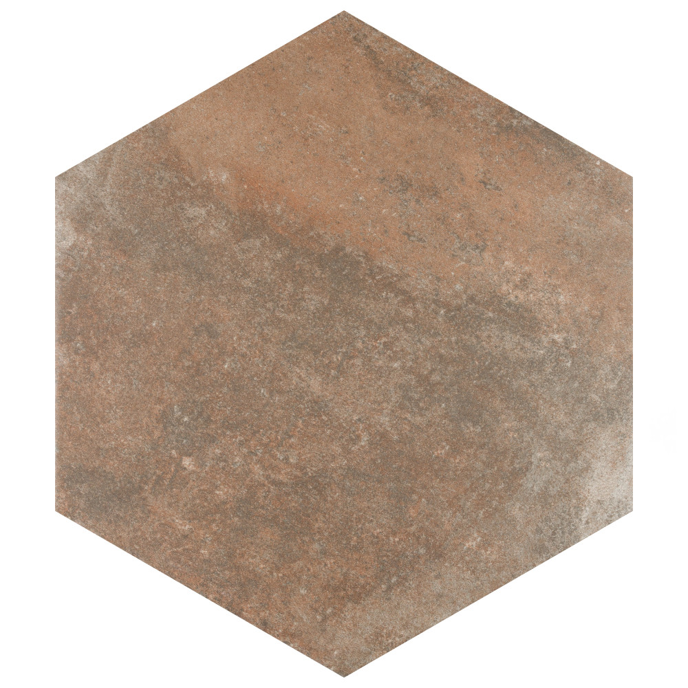 Boston Ferro Hex Crema 14-1/8 in. x 16-1/4 in. Porcelain Floor and Wall Tile