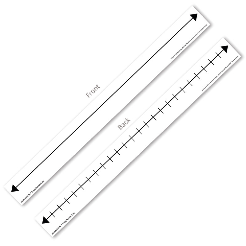 Student F.U.N. Empty Number Line - Set of 10