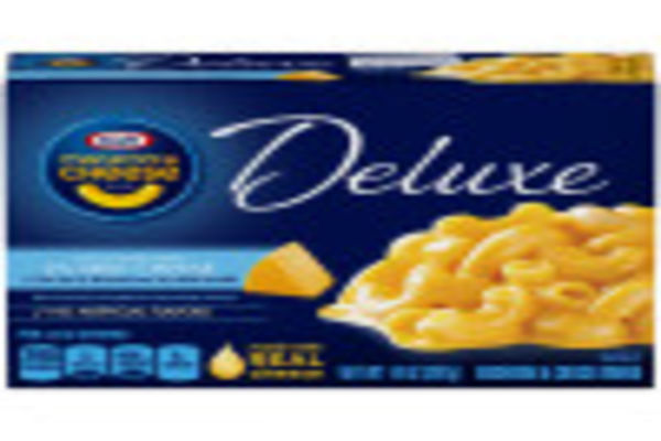 Kraft Deluxe Macaroni & Cheese Dinner Sauce Made with 2% Milk Cheese ...