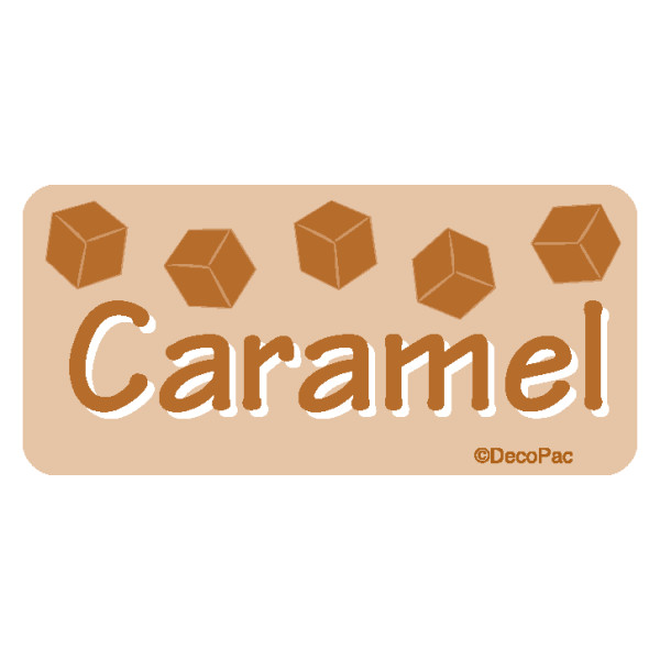 Caramel Promotional Label