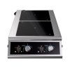 208- to 240-volt 3500-watt front-to-back dual countertop induction range with temperature control probe and programs