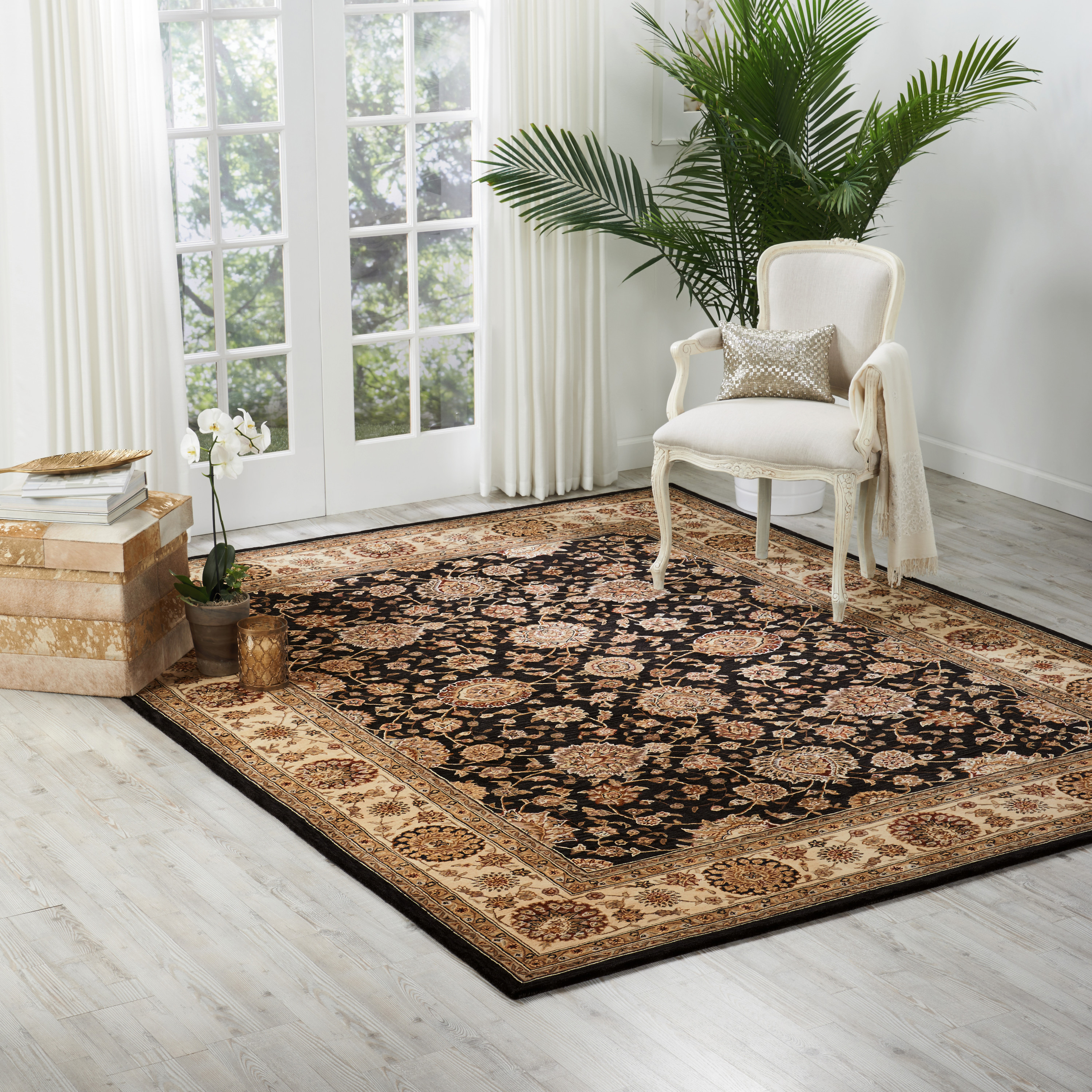Nourison Nourison 2000 7'9" x 9'9" Midnight Traditional Indoor Rug