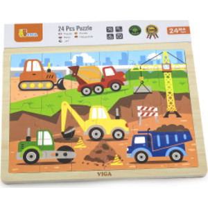 Construction Vehicles Classic Jigsaw Puzzle