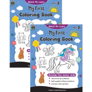 2-Pack Watch Me Learn: My First Coloring Book