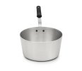 10-quart Wear-Ever® tapered aluminum saucepan with natural finish and silicone handle