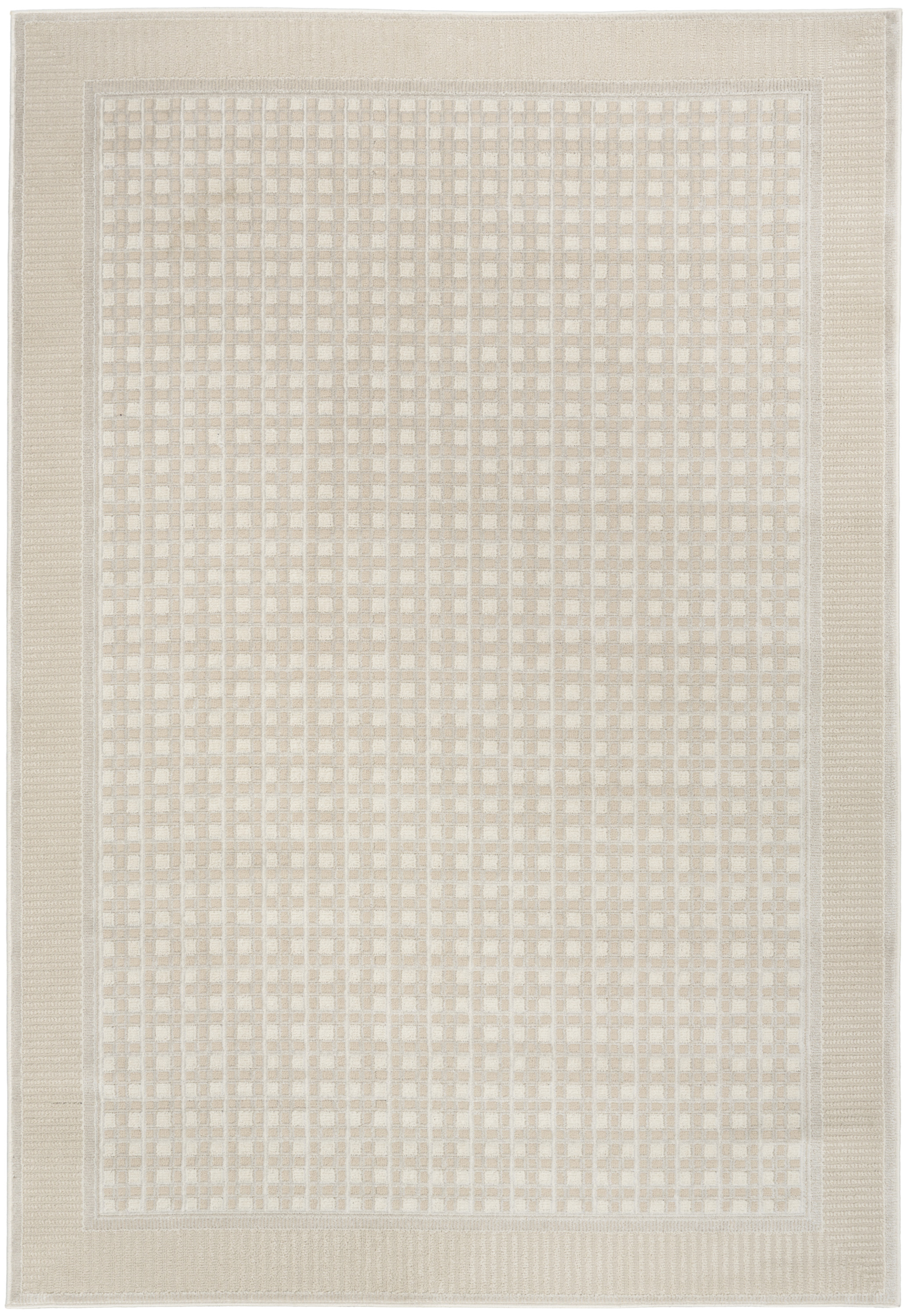 Nourison Nordic 6' x 9' Beige Modern Indoor Rug