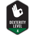 AX360 Seamless Impact Lite Gloves in Black - Dexterity Level 4