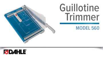 Dahle 560 Professional Guillotine Video