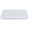 Rubbermaid Commercial, Polyethylene Bus Tub Lid, 22" x 17", Gray