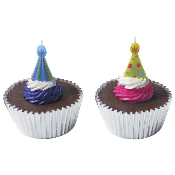 Party Hats Shaped Candles