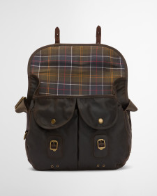Waxed Leather Tarras Bag Olive