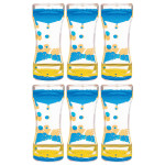 Teacher Created Resources&reg; Blue & Yellow Liquid Motion Bubbler, Pack of 6 TCR20965-6
