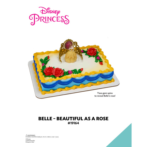 Disney Princess Belle Beautiful as a Rose The Magic of Cakes® Icing Only Page