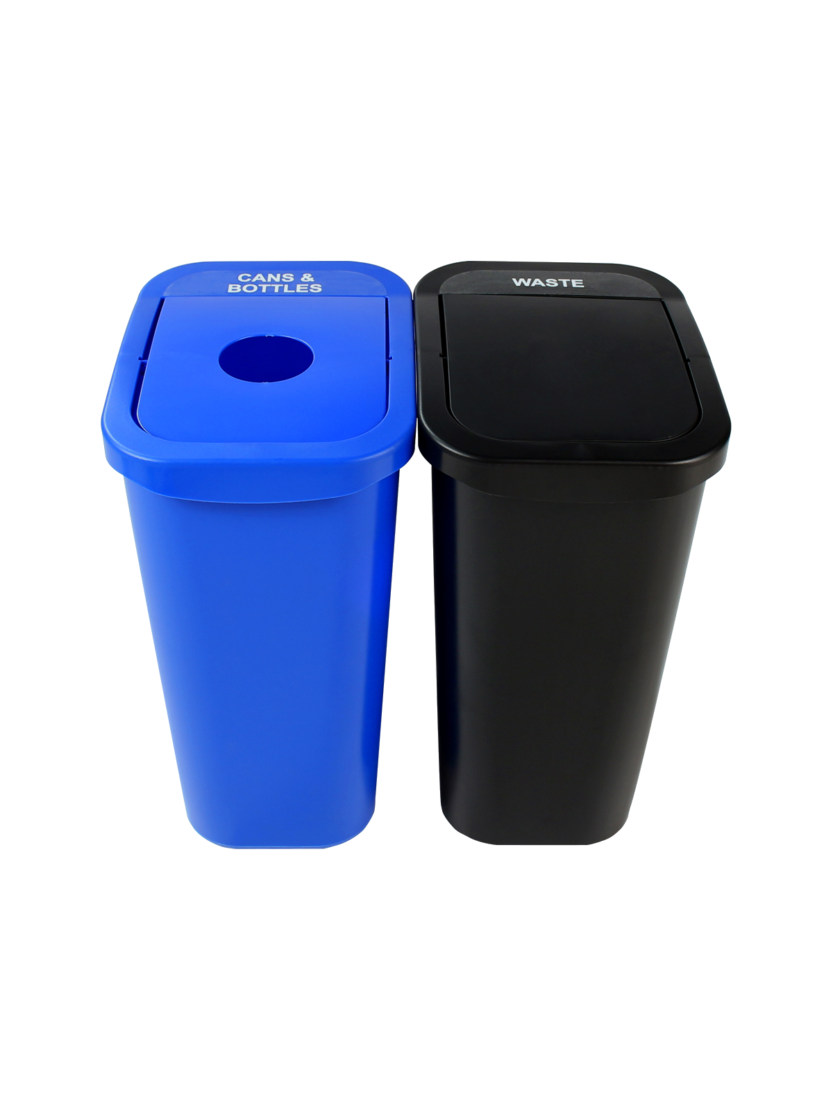 BILLI BOX – Double – Kit – 10 G – Cans & Bottles-Waste – Circle-Swing – Blue-Black