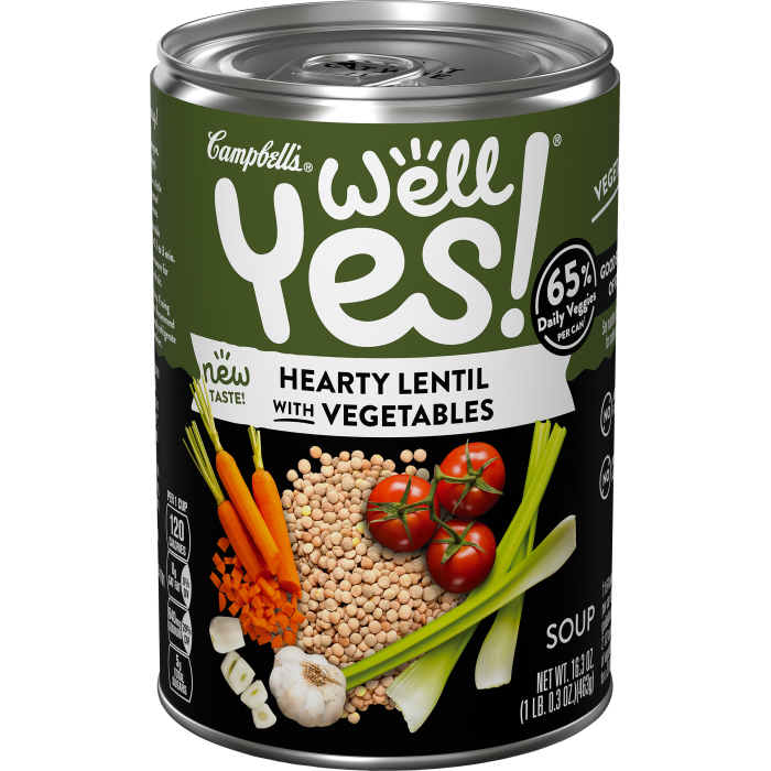 Hearty Lentil with Vegetables Soup Campbell Soup Company