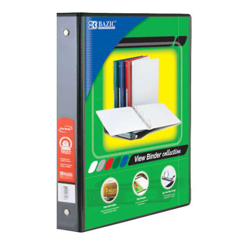 Binder - 3-Ring View 1.5" Black