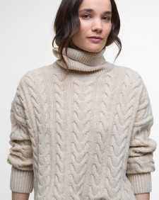 Maglione Embleton a collo alto con risvolto 