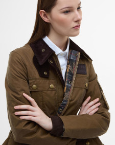 Barbour x ERDEM Wachsjacke Constance 