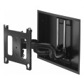 PNRIW Series In-Wall Swing Arm Mount Steel 22 in. Extension 42 to 86 in. Screen Size Black 20 H x 30 W x 4.5 D in.