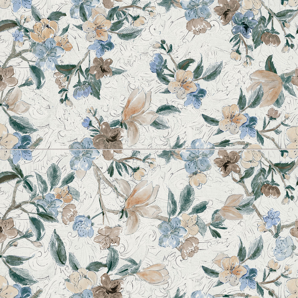 Parete Setoso White 23-1/2 in. x 47 in. Porcelain Floor and Wall Tile