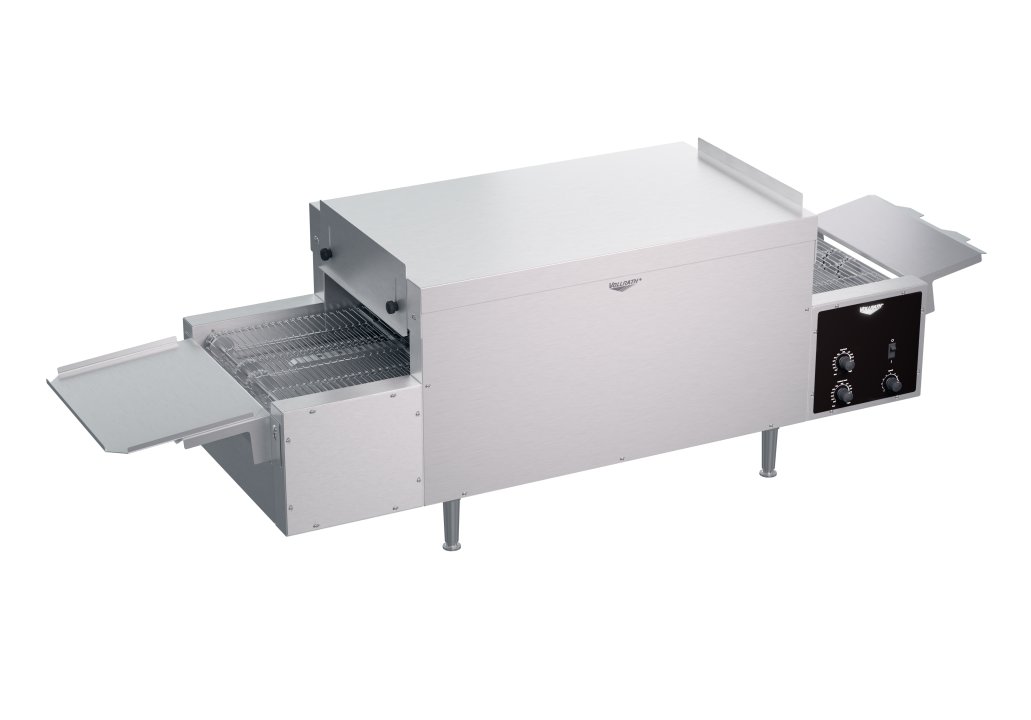 14-inch 220-volt conveyor pizza oven with right-to-left operation