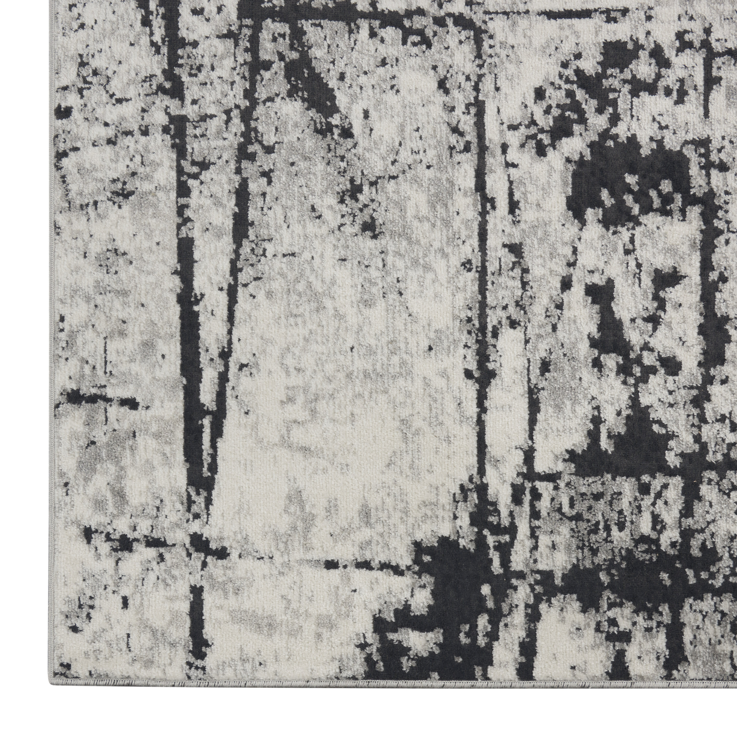 Calvin Klein CK970 Vapor 2'2" x 3'9" Ivory Grey Modern Indoor Rug