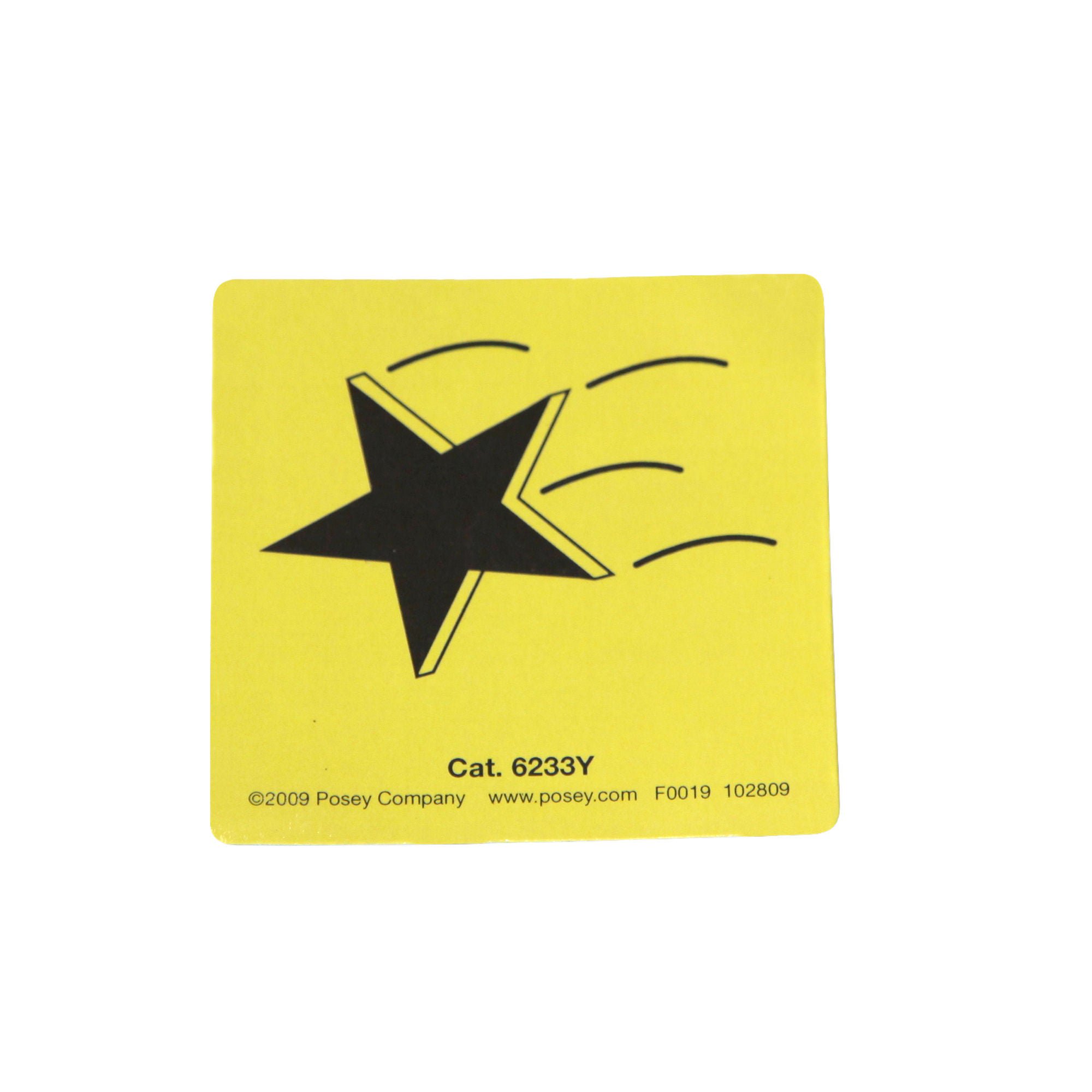 Magnetic Sign Alert Posey® Falling Star Symbol