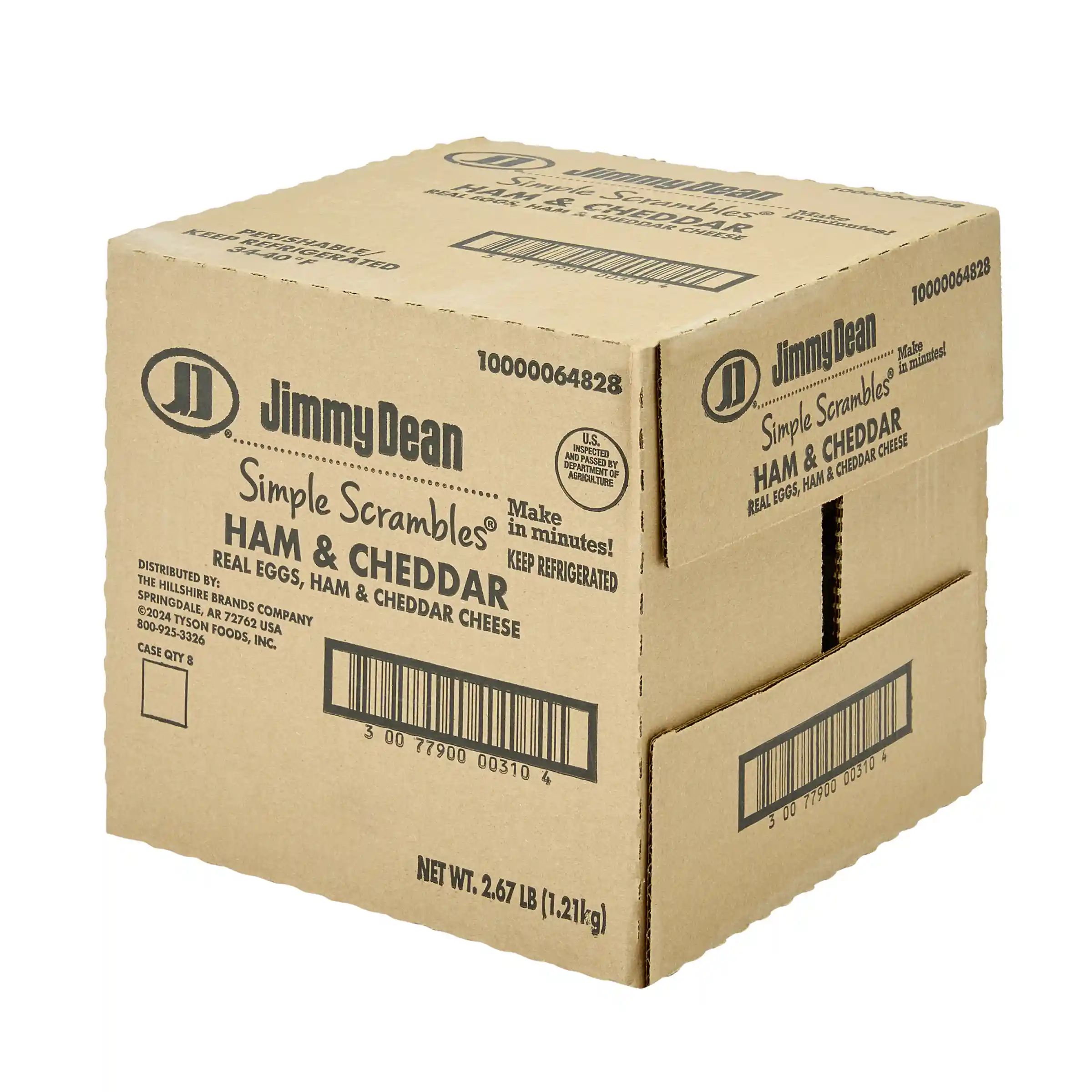 Jimmy Dean Simple Scrambles Ham and Cheddar Cheese, 5.35 oz. _image_4