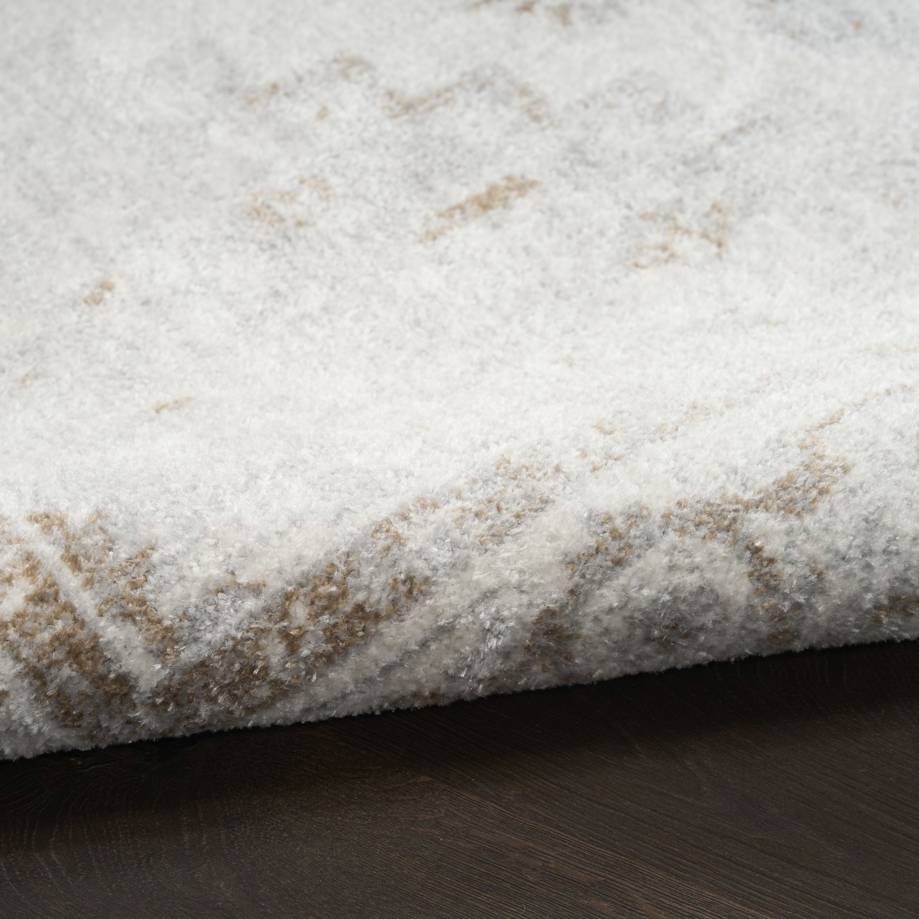 Nourison Astra Machine Washable 3'3" x 5' Grey Vintage Indoor Rug