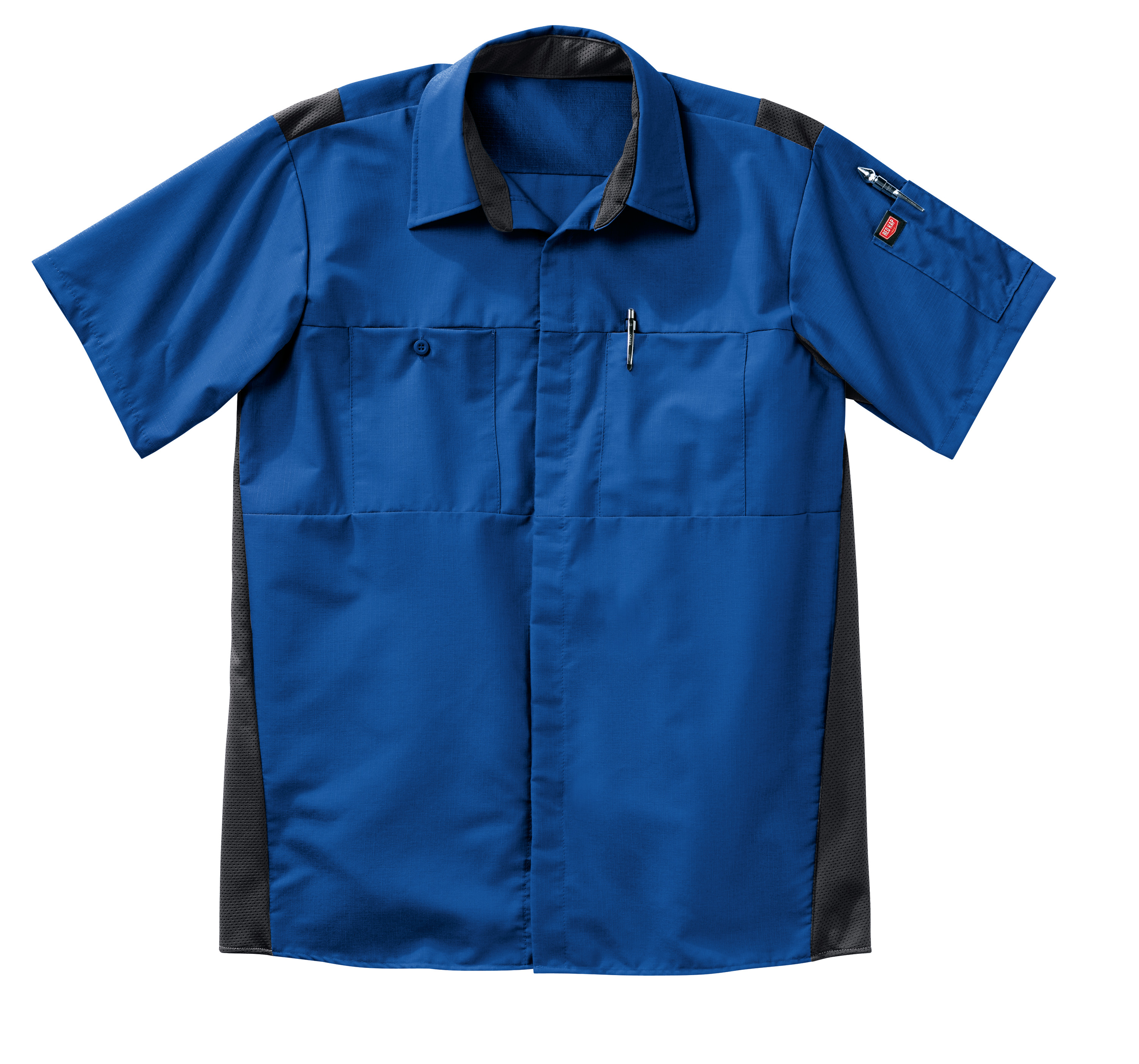 Camisa Red Kap para hombre manga corta Performance Plus Shop con tecnología Oilblok - Imagen 41 de 41
