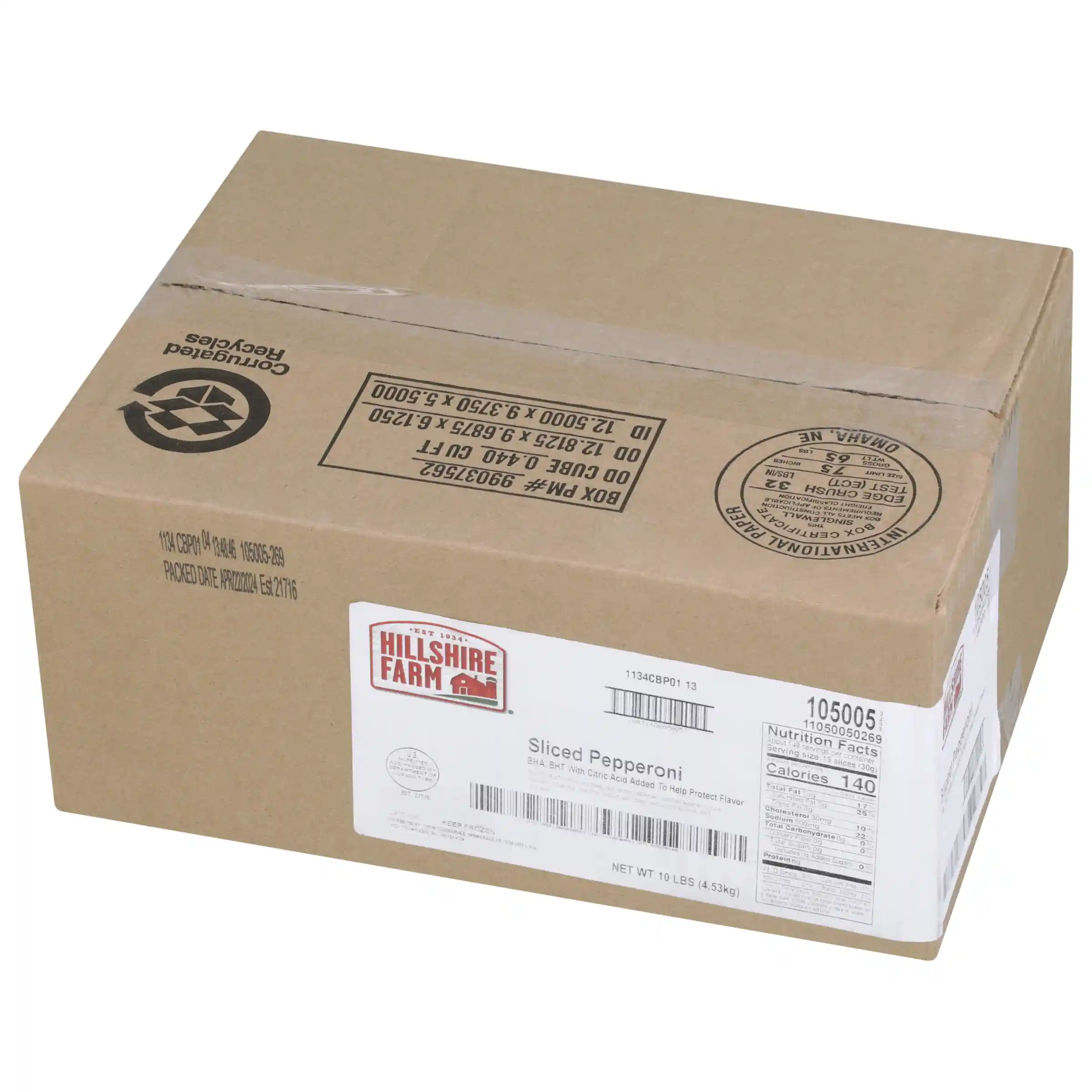 Hillshire Farm® Sliced Pepperoni, 14 slices per oz._image_5