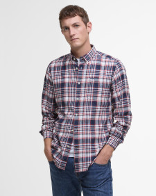 Bridport Linen Tailored Long-Sleeved Shirt Classic Navy