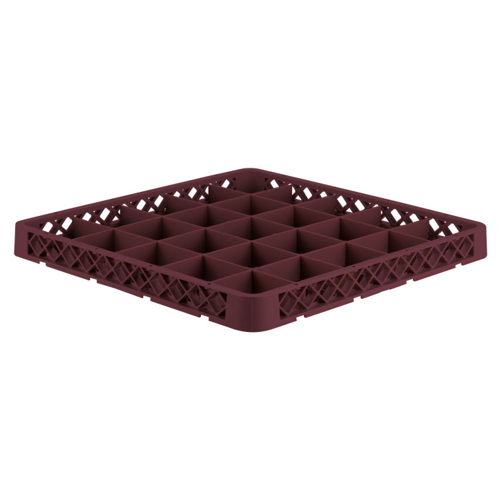 Traex® Full-Size Burgundy 25 Compartment Glass Rack Extender