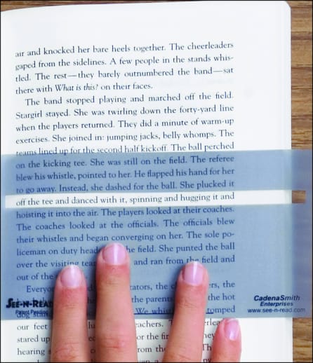 See-N-Read Reading Tool - Document Size (8 1/2" x 3")