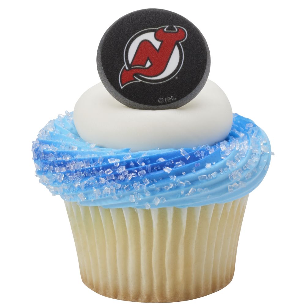 Image Cake NHL® Team Puck New Jersey Devils®