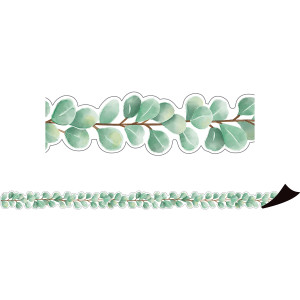 Eucalyptus Die-Cut Magnetic Border, 24 Feet