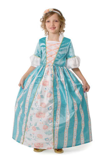 Little Adventures Princess Ava Dress with Headband, Size L (Ages 5-7)