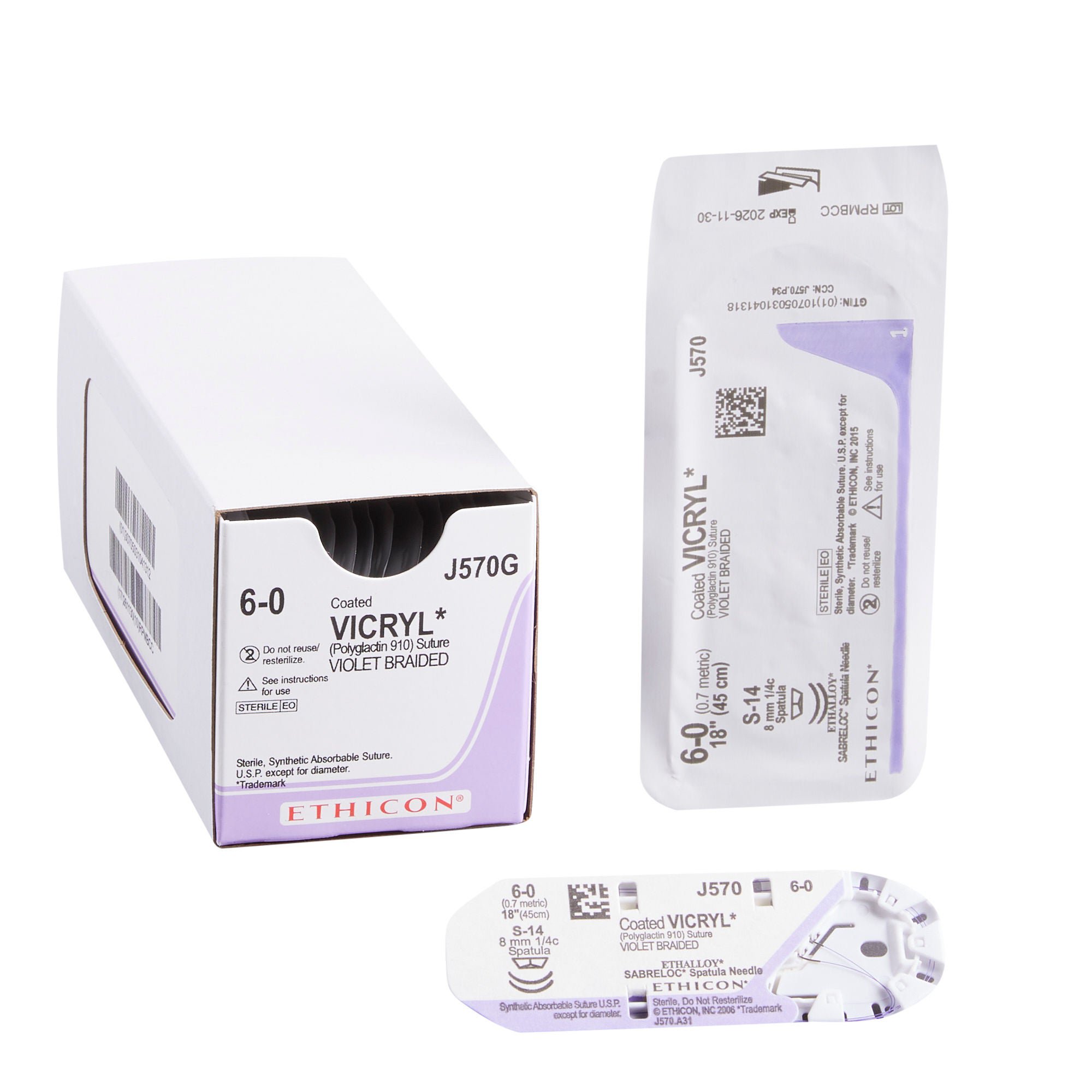 Coated Vicryl™ Suture with Needle