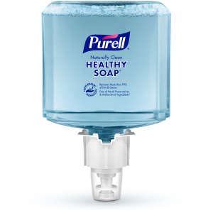 Gojo, PURELL CRT HEALTHY SOAP™, Naturally Clean Foam Soap, PURELL® ES4 Push-Style Soap Dispenser 1200 mL Cartridge